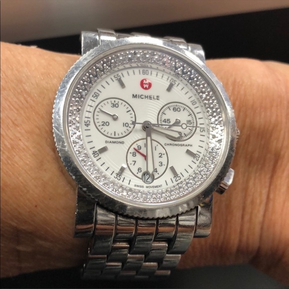 Michele Sport Sail Diamond Watch - Picture 7 of 12